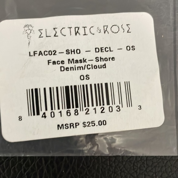 NWT Electric & Rose Face Mask - Picture 3 of 4